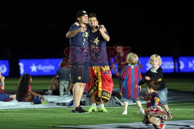 El Camp Nou acogió la fiesta de la Liga