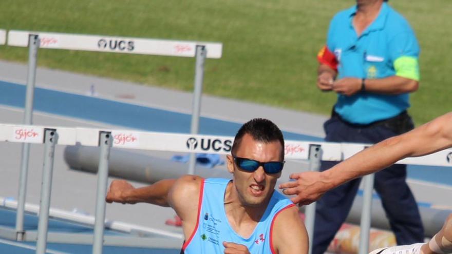 El atleta del RC Celta Francisco Pérez. / F. Currás