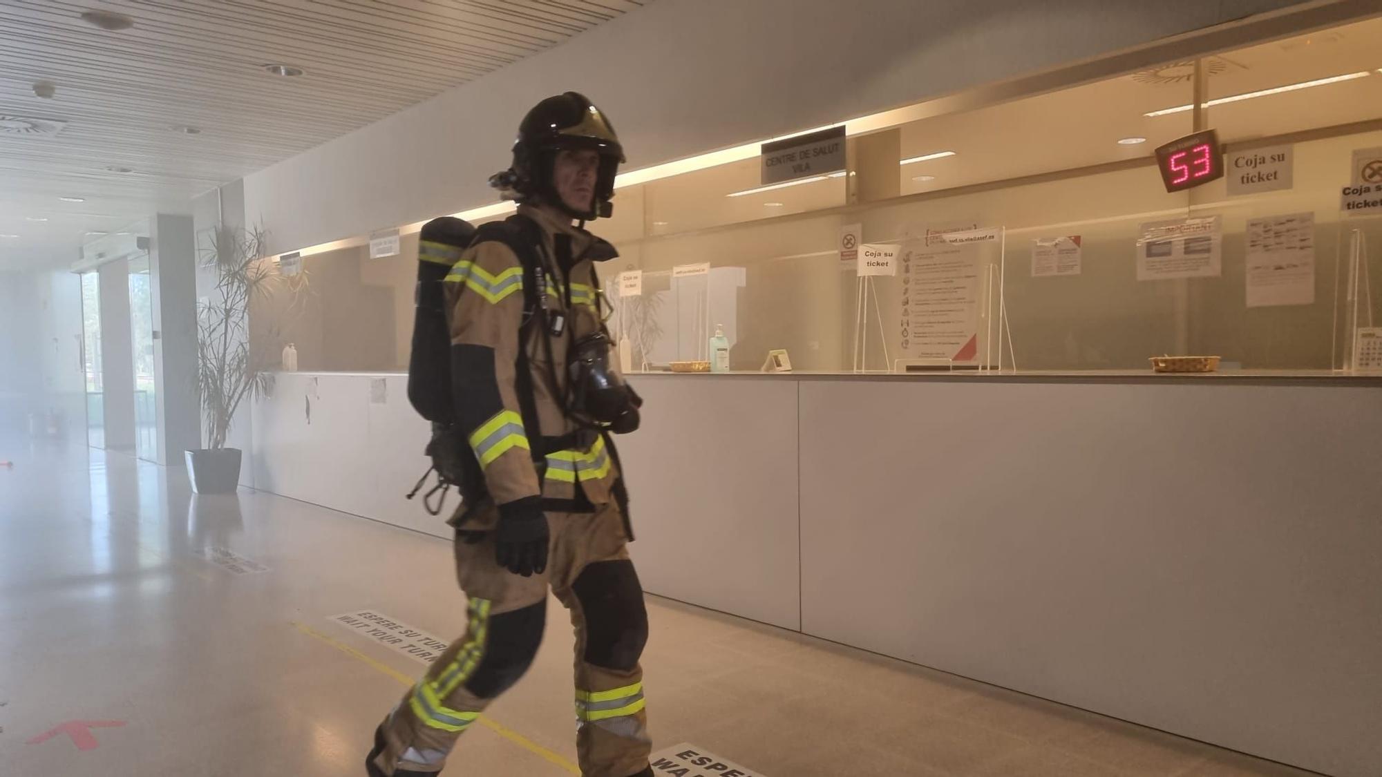 Esto es lo que ocurriría si se incendiase en centro de salud de Ibiza