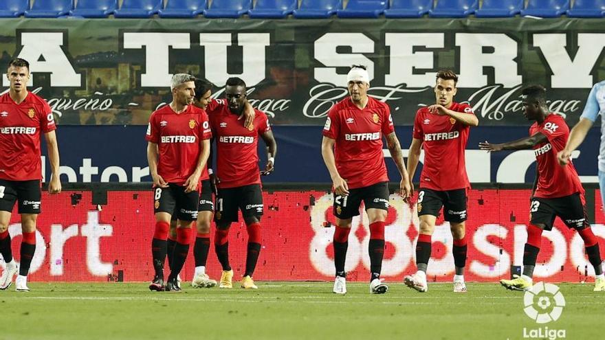 El Mallorca da por bueno el empate en Málaga