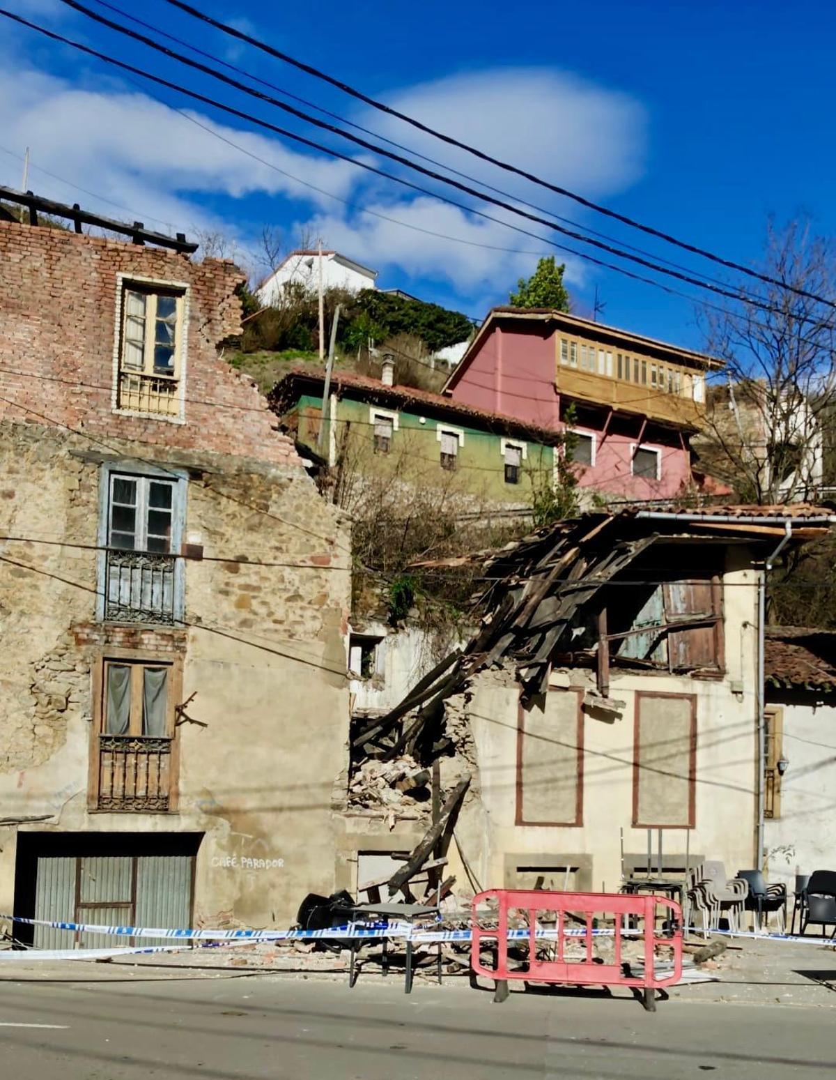 Una vivienda derruida.