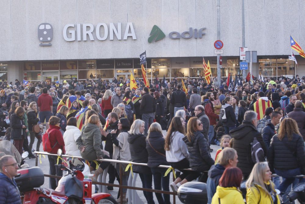 Manifestació a Girona del 21 de febrer.