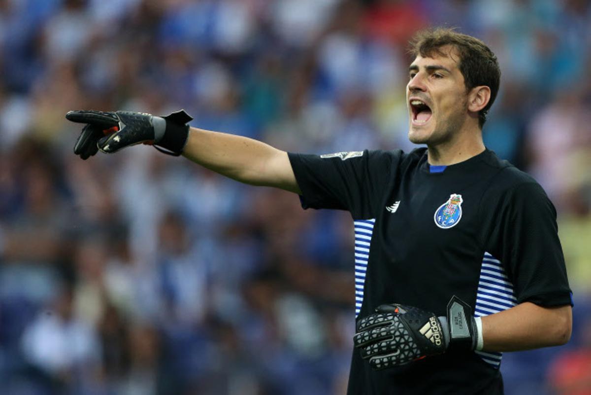 Iker Casillas se retiró en el Oporto