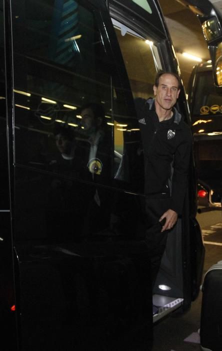 Llegada del Valencia CF a Las Palmas