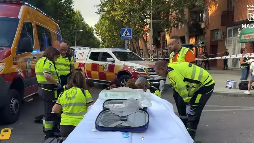 Un hombre sufre una agresión con arma blanca en Usera