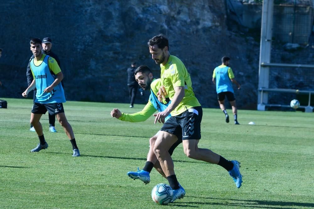 Entrenamiento de la UD Las Palmas previo al derby canario