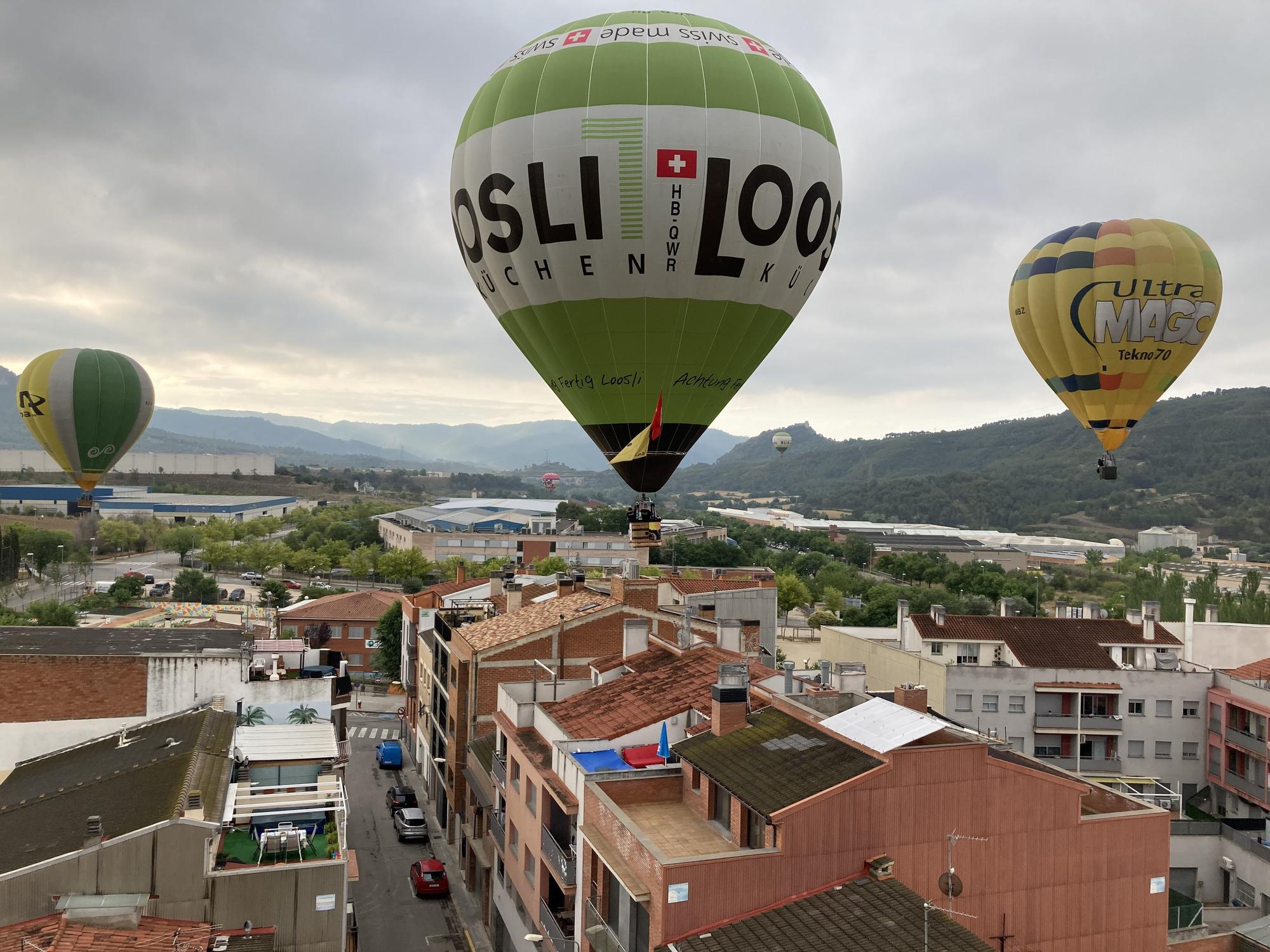 Vol inaugural de l'European Balloon Festival