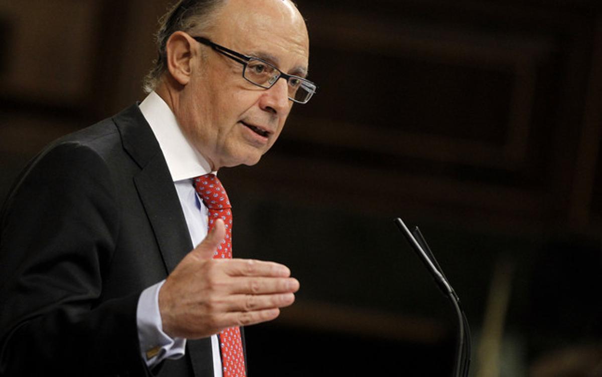 Montoro, en el pleno del Congreso, la semana pasada.