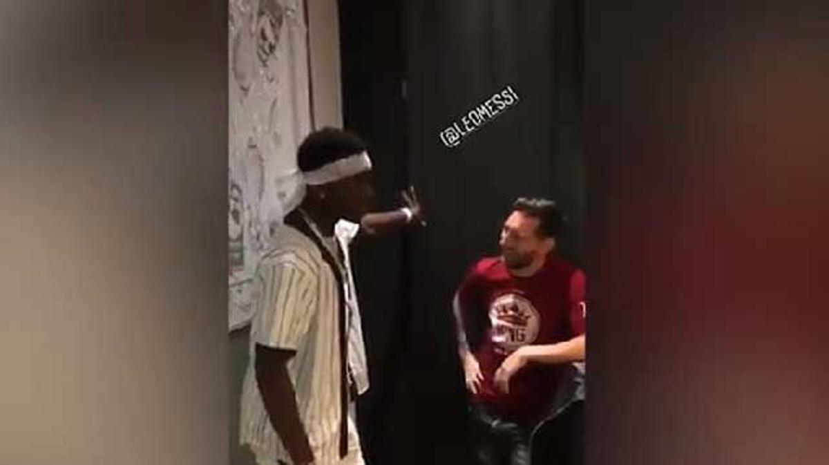 Esta es la conversación de Messi y Pogba en Dubai