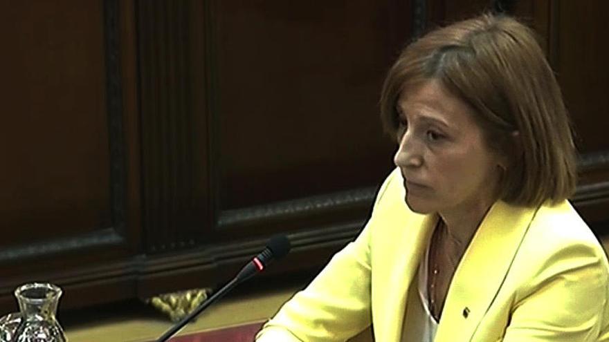 Forcadell: &quot;Lloré al ver la violencia en la calle&quot;