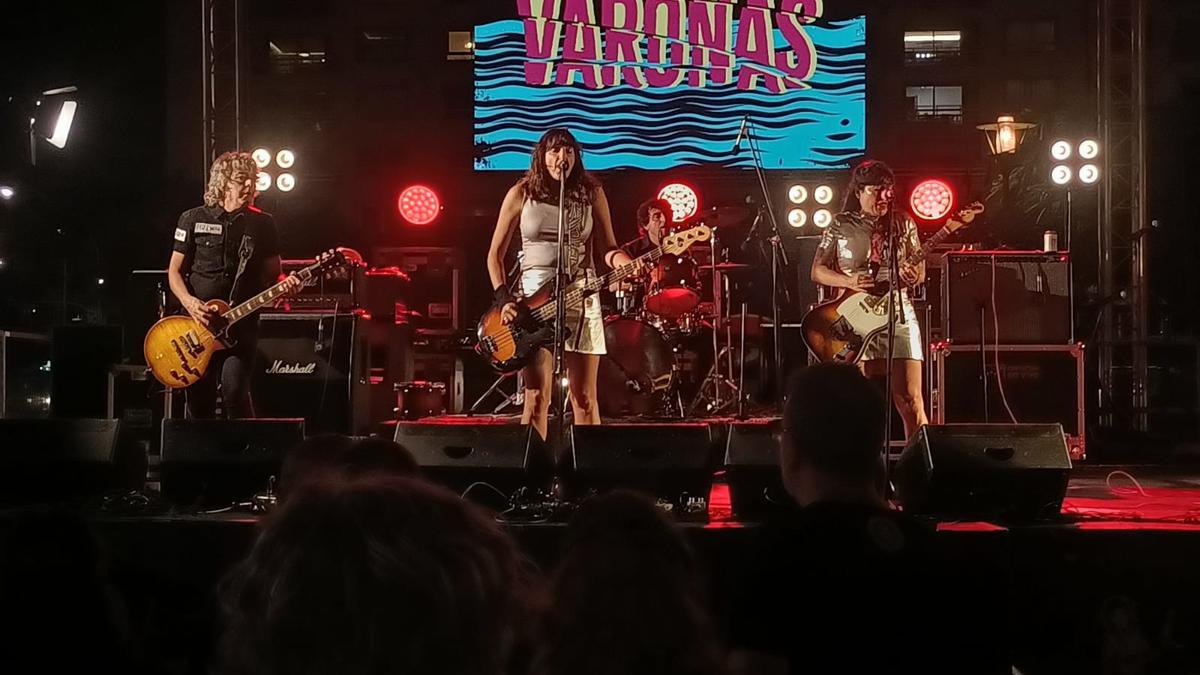 Varonas en directo, en el parque de San Telmo.