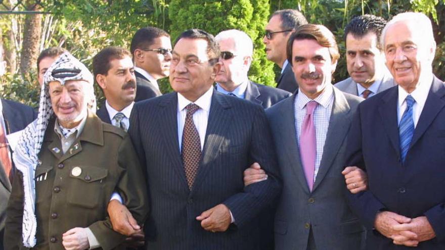 Cara a cara con Mubarak en Mallorca