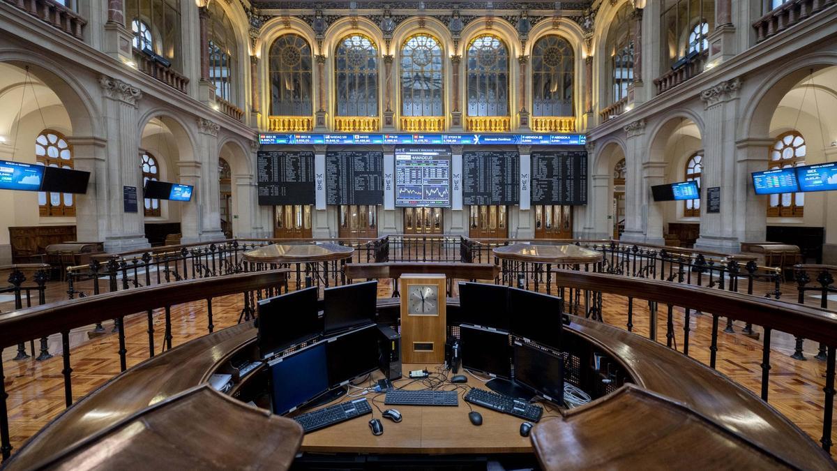 Vista general del Palau de la Borsa.