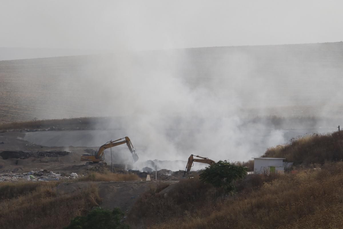 Incendio junto a la planta de Sadeco