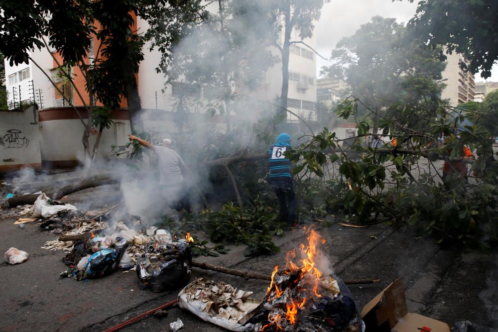 Jornada de protestas en Caracas