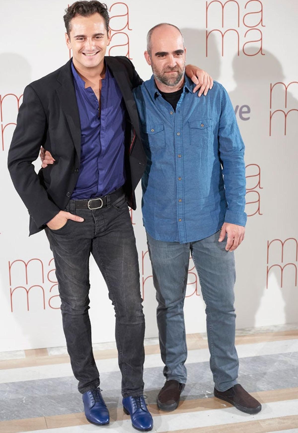 Asier Etxeandía y Luis Tosar en la presentación de 'Ma Ma' en Madrid Asier Etxeandía y Luis Tosar en la presentación de 'Ma Ma' en Madrid