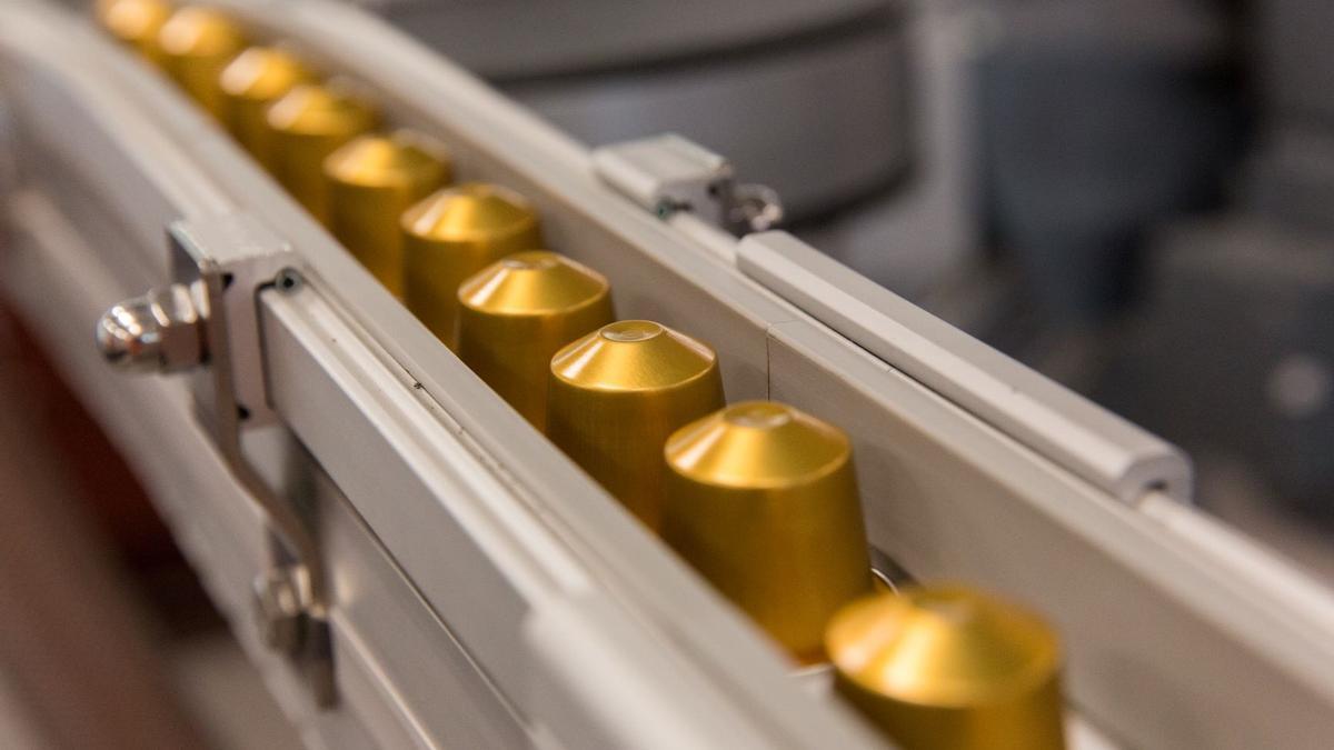 Centro de producción de las cápsulas de café Nespresso