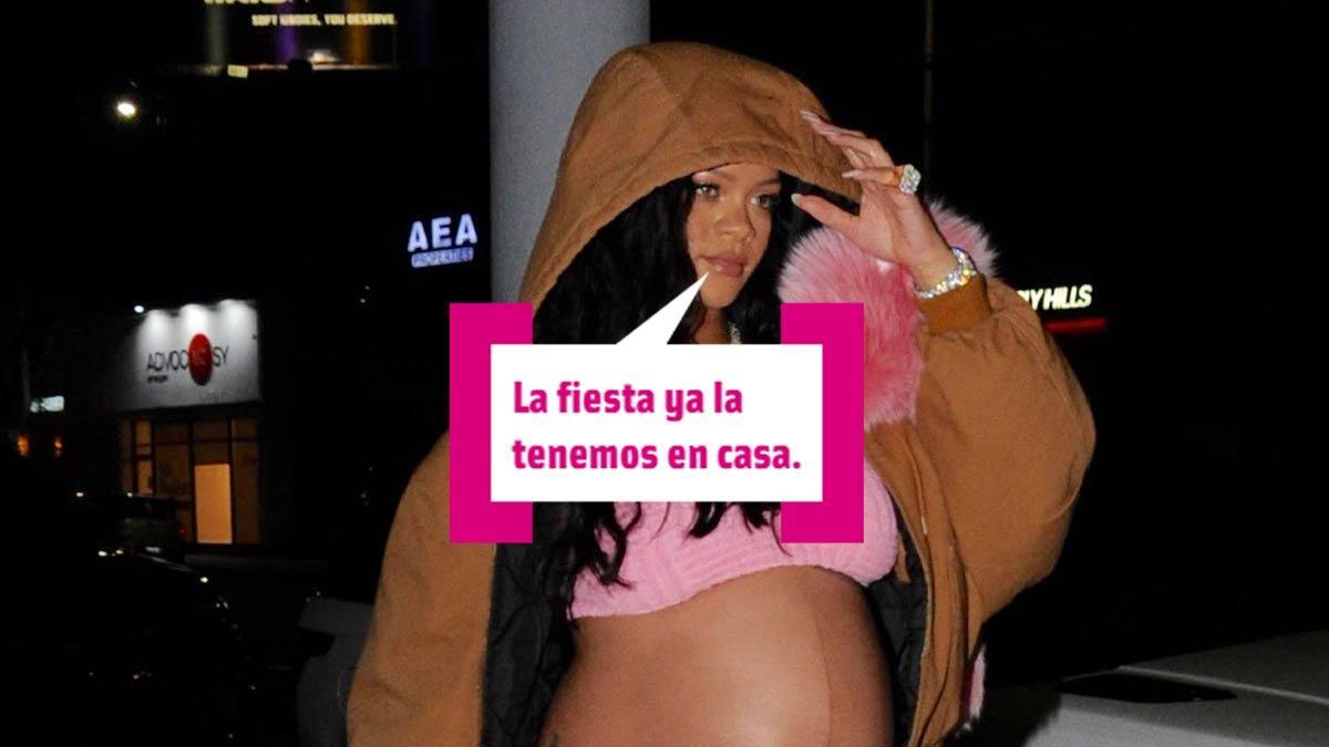 Rihanna con capucha y bocadillo Cuore