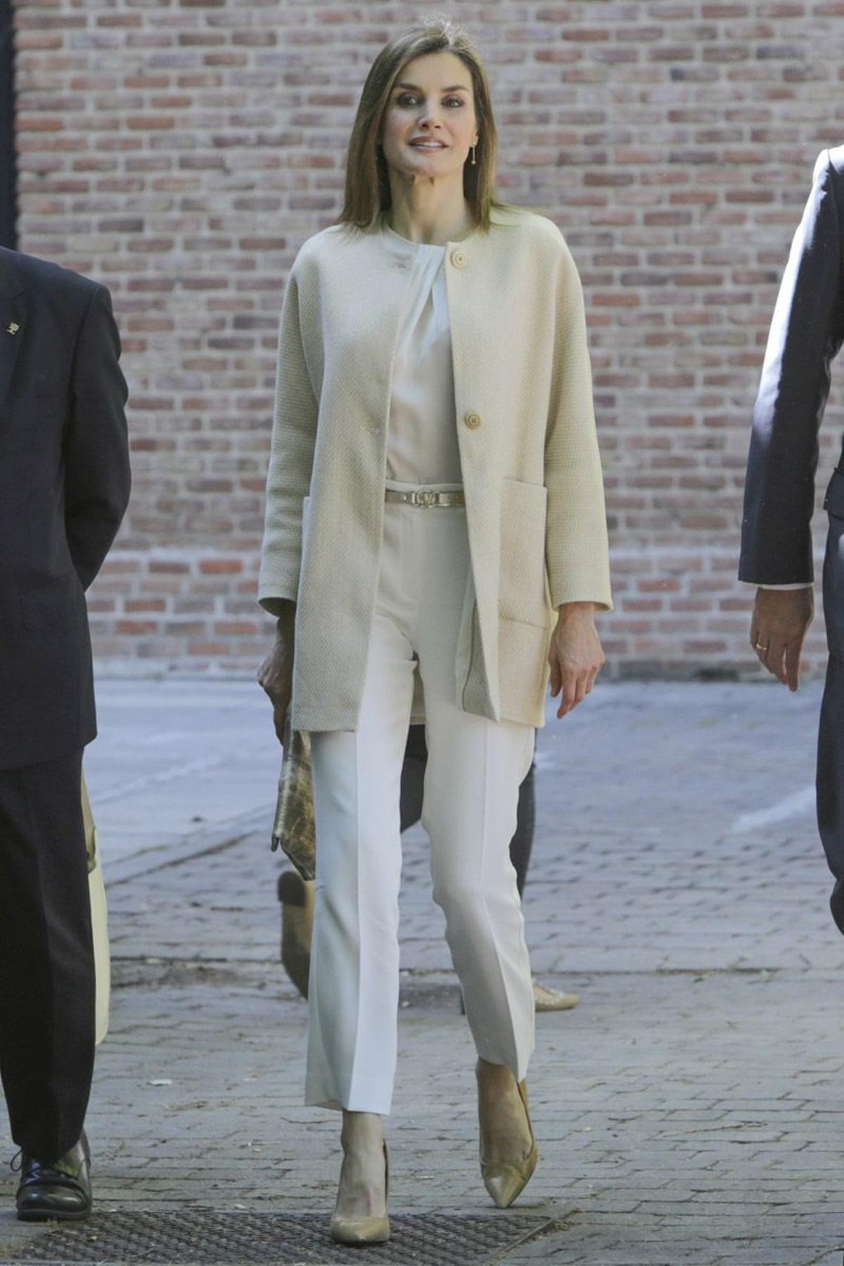 Letizia Ortiz en la reunión del patronato de la Residencia de Estudiantes