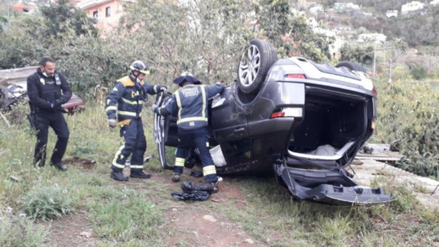 Una de las actuaciones de Bomberos de Tenerife.