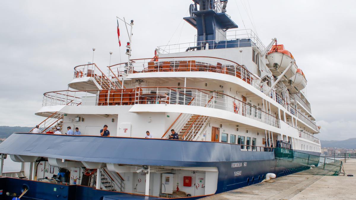 La llegada del “Hebridean Sky” retoma la temporada de cruceros.