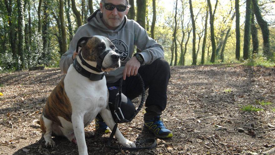 «Si no tienes un carácter fuerte estos perros te toman por el pito del sereno»