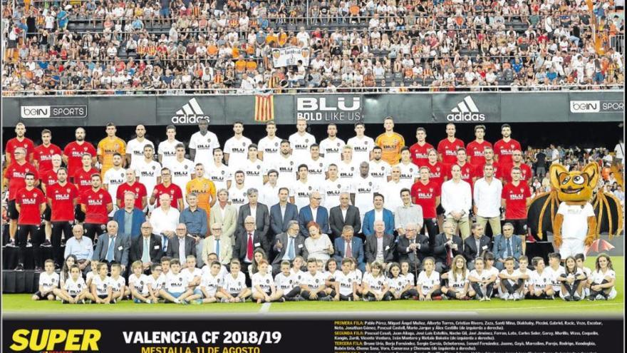 Hoy, con SUPER, Póster del Valencia CF 2018/19