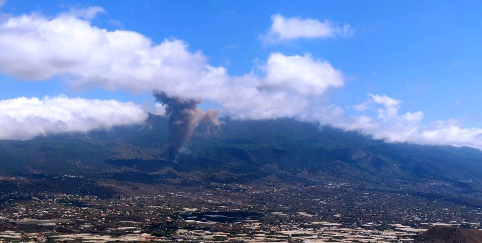 Erupció del volcà a La Palma