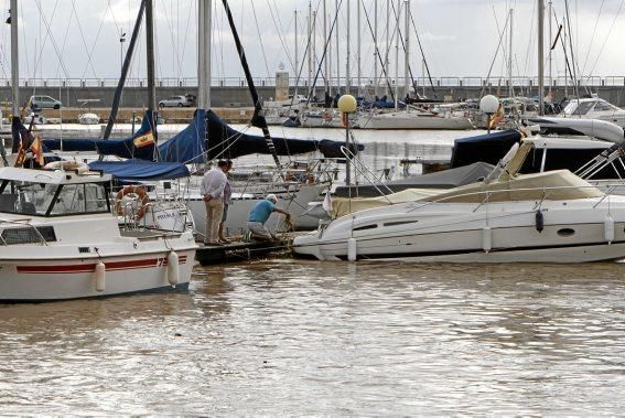 Der Sturzbach zum Portitxol Hafen