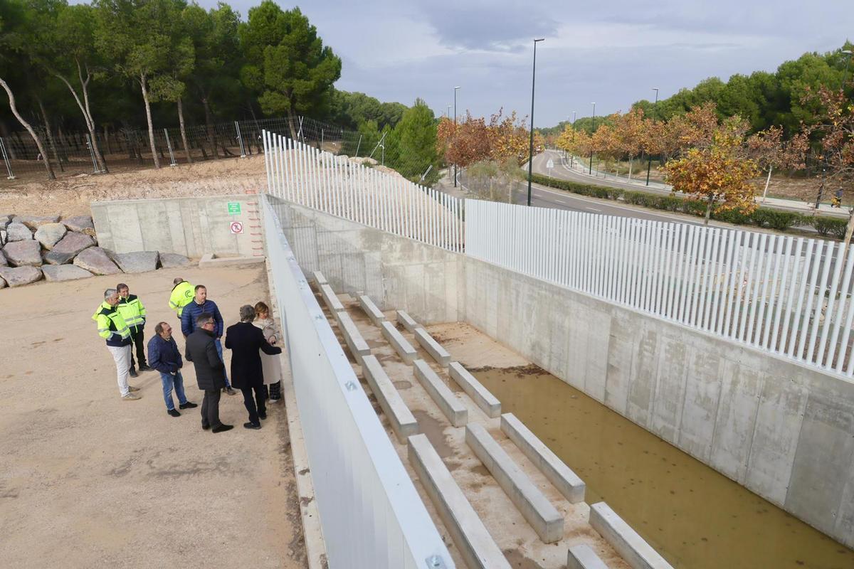 Desembocadura del nuevo canal perimetral en la Z-30.