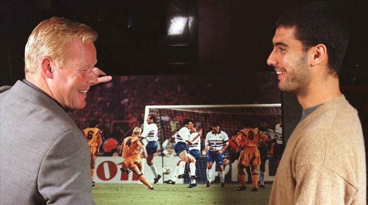 dtorras302958 barcelona 14 10 99 ronald koeman y pep guardiola repasaro161013170922 dtorras302958 barcelona 14 10 99 ronald koeman y pep guardiola repasaro161013170922