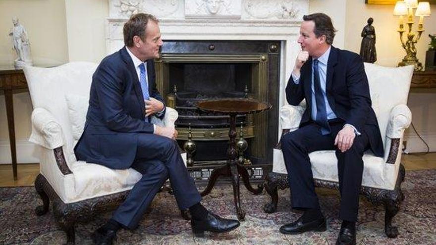 Donald Tusk i David Cameron