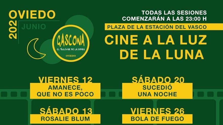 Cine a la Luz de la Luna en la Calle Gascona