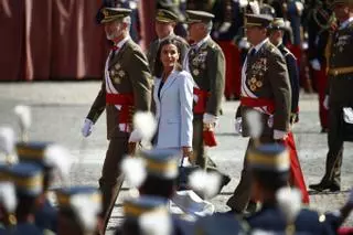 La jura de bandera del rey Felipe VI en Zaragoza, en imágenes