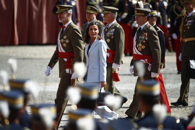 La jura de bandera del rey Felipe VI en Zaragoza, en imágenes