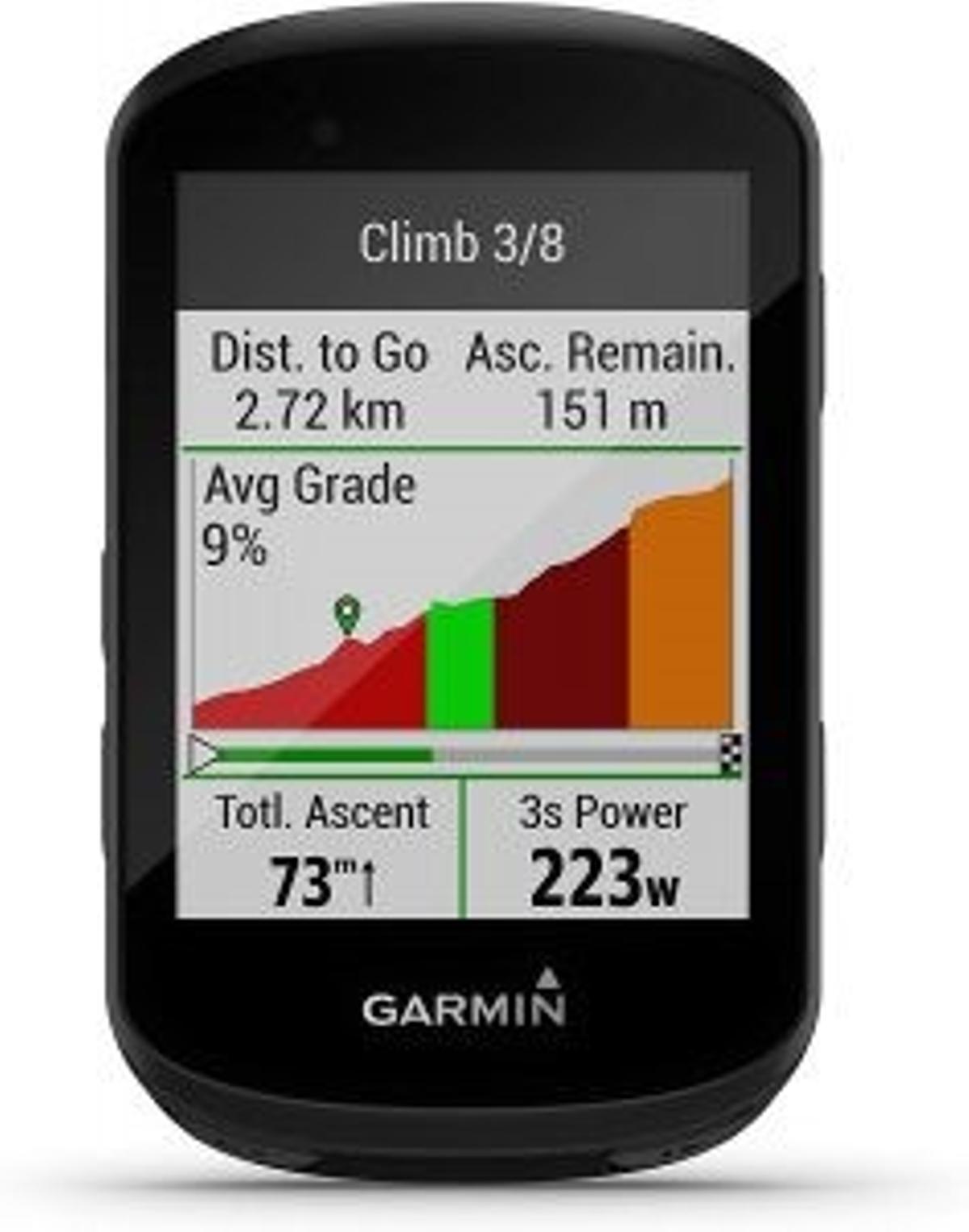 Ciclocomputador con GPS Garmin Edge 530.