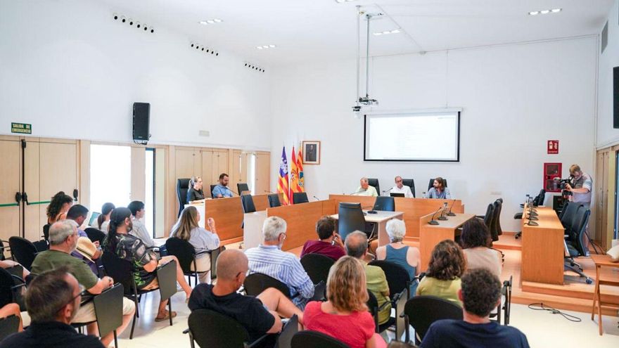 Imagen del Consell d’Entitats celebrado ayer miércoles en la Sala de Plenos de Sant Francesc. | CIF