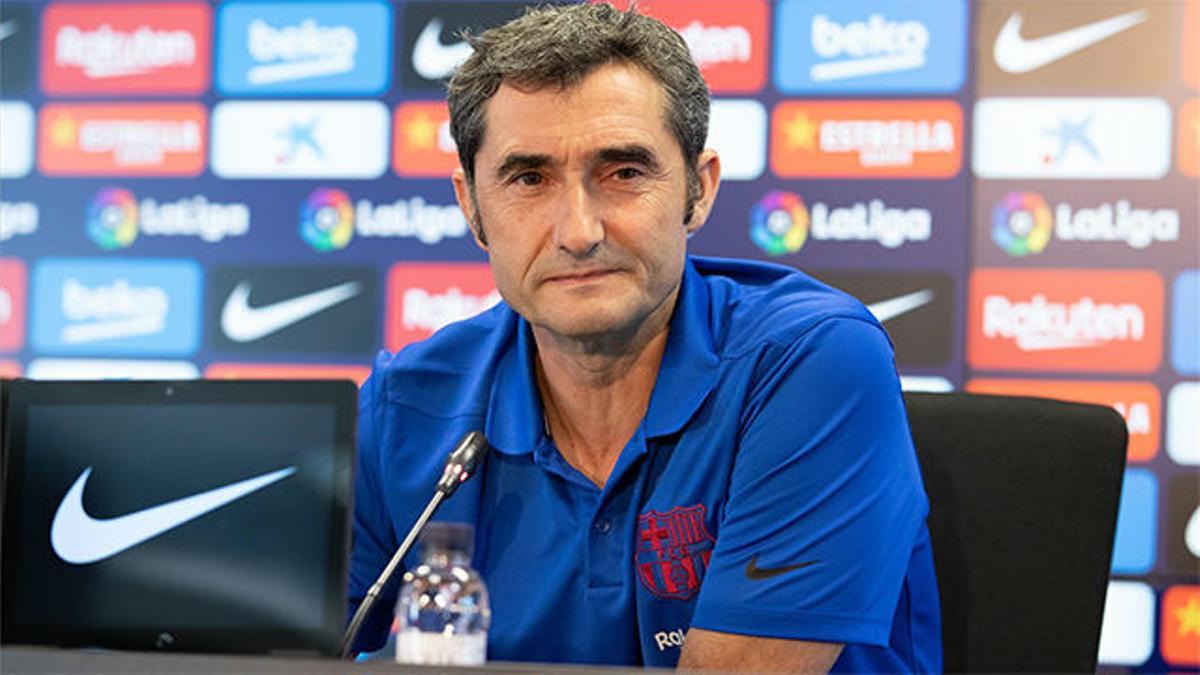 Valverde no quiere hablar del tema Dembélé