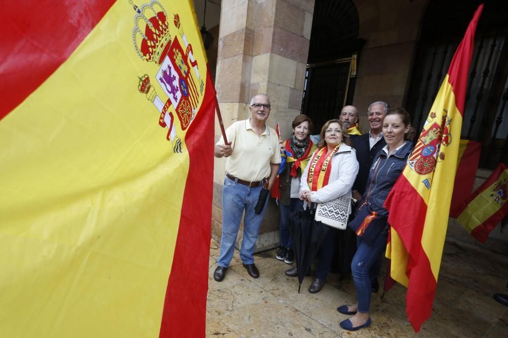 Manifestación en Oviedo por la unidad de España