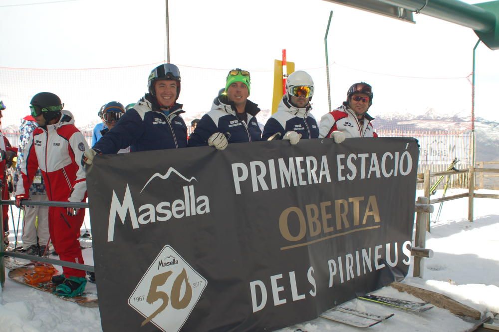 Masella obre la temporada d'esquí 2017/18