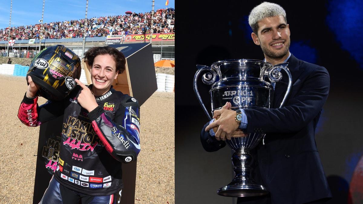 Ana Carrasco y Carlos Alcaraz