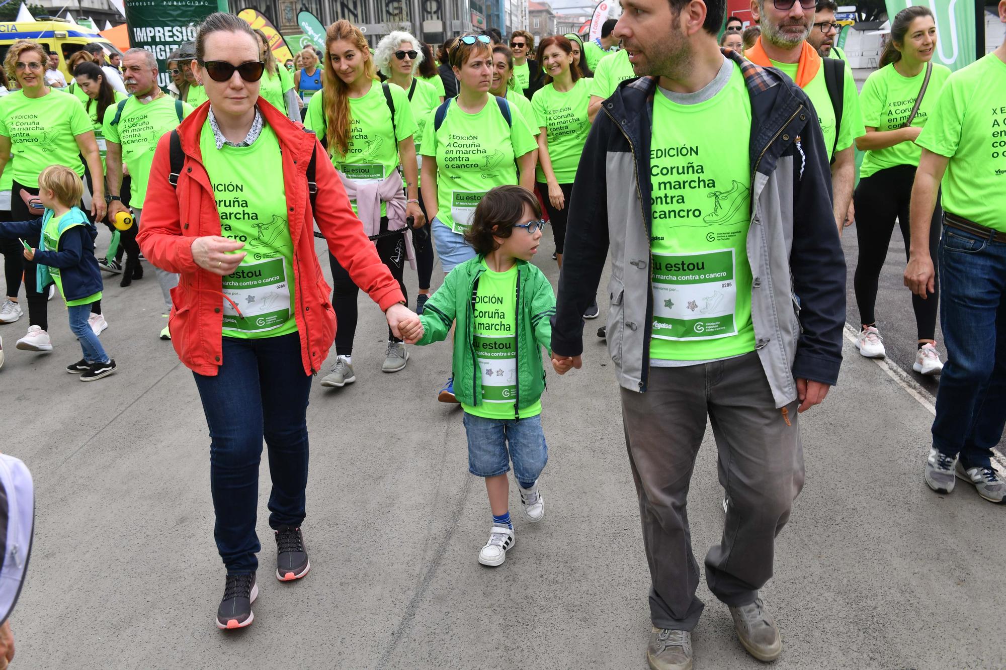 Más de 2.400 participantes en la Andaina Solidaria Contra o Cancro en A Coruña