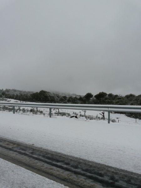 Gran nevada en Extremadura