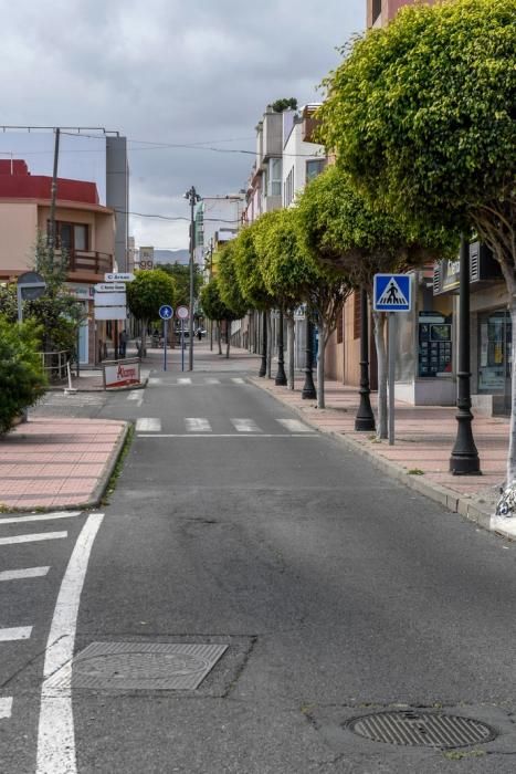 25-03-20 GRAN CANARIA. TELDE. TELDE. Recorrido por la ciudad de Telde para vera su desolación.   Fotos: Juan Castro.  | 25/03/2020 | Fotógrafo: Juan Carlos Castro