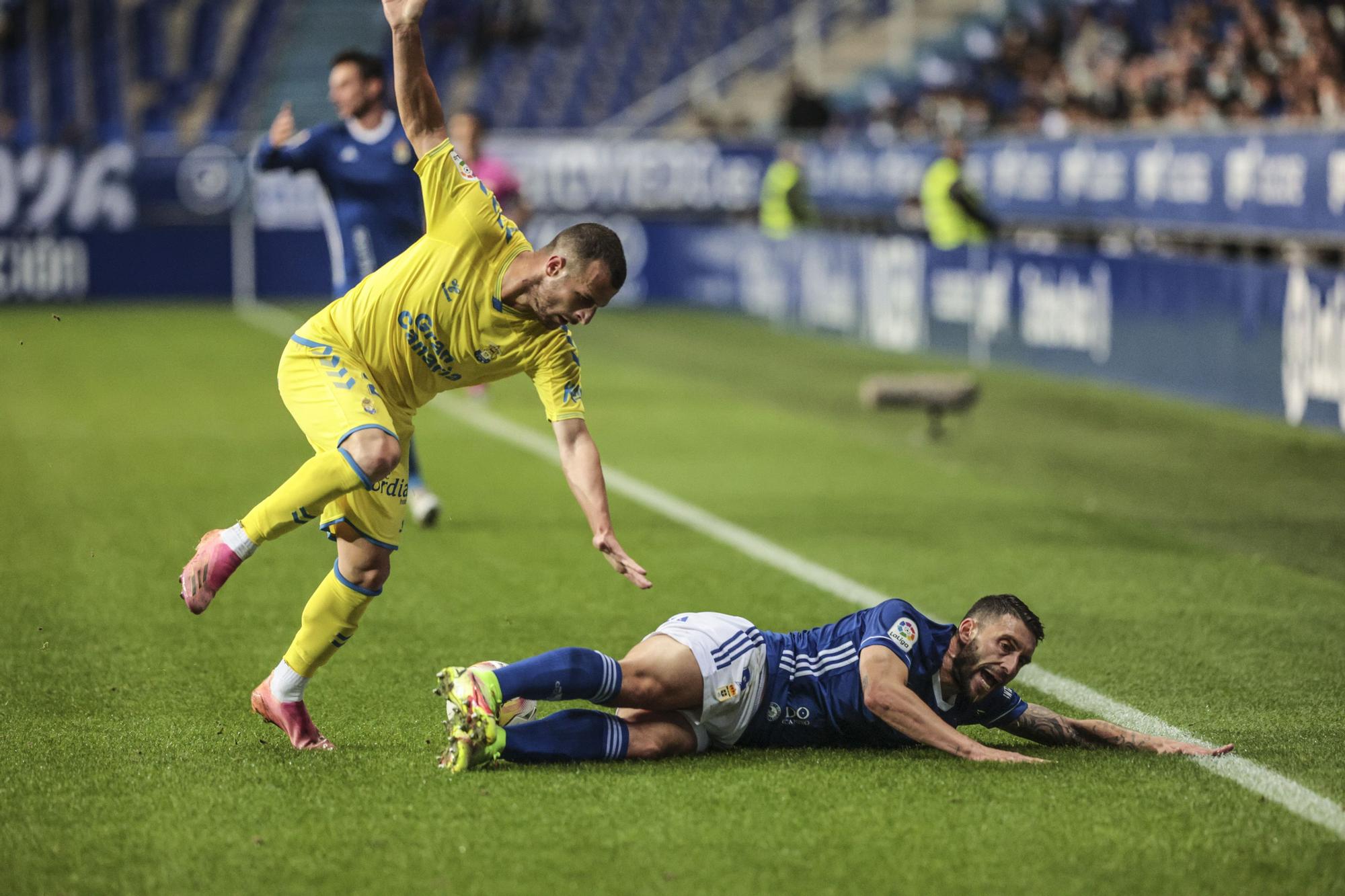 En imágenes: así fue el empate entre el Real Oviedo y Las Palmas