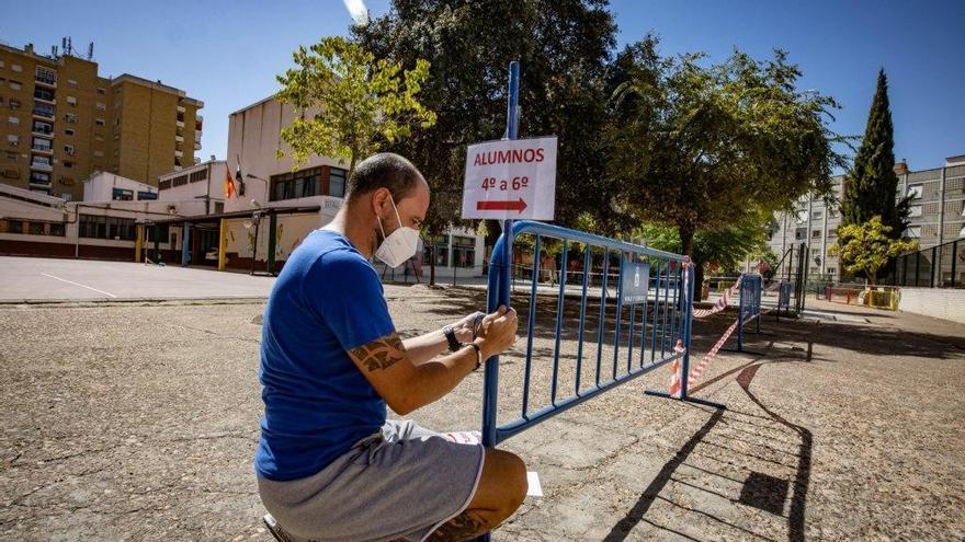 Los alumnos estarán separados por vallas durante los recreos