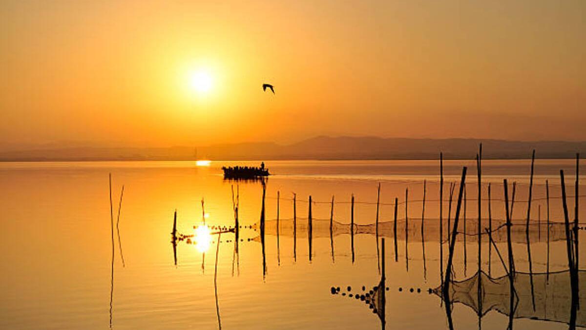 Atardecer en l'Albufera.