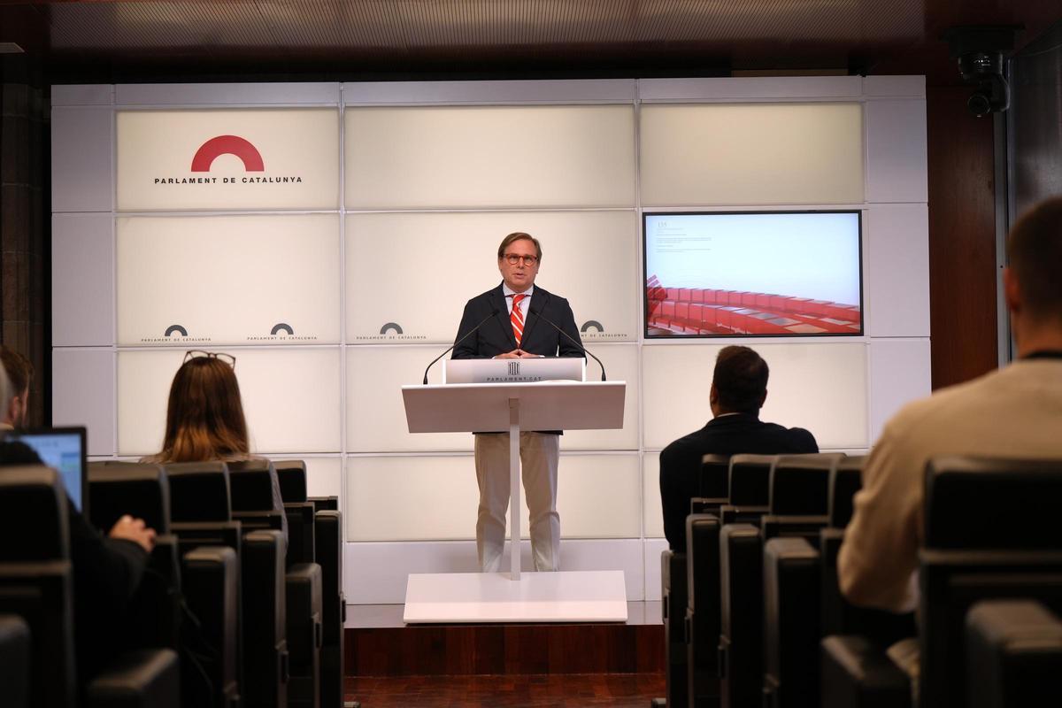 Joan Garriga, portavoz de Vox.