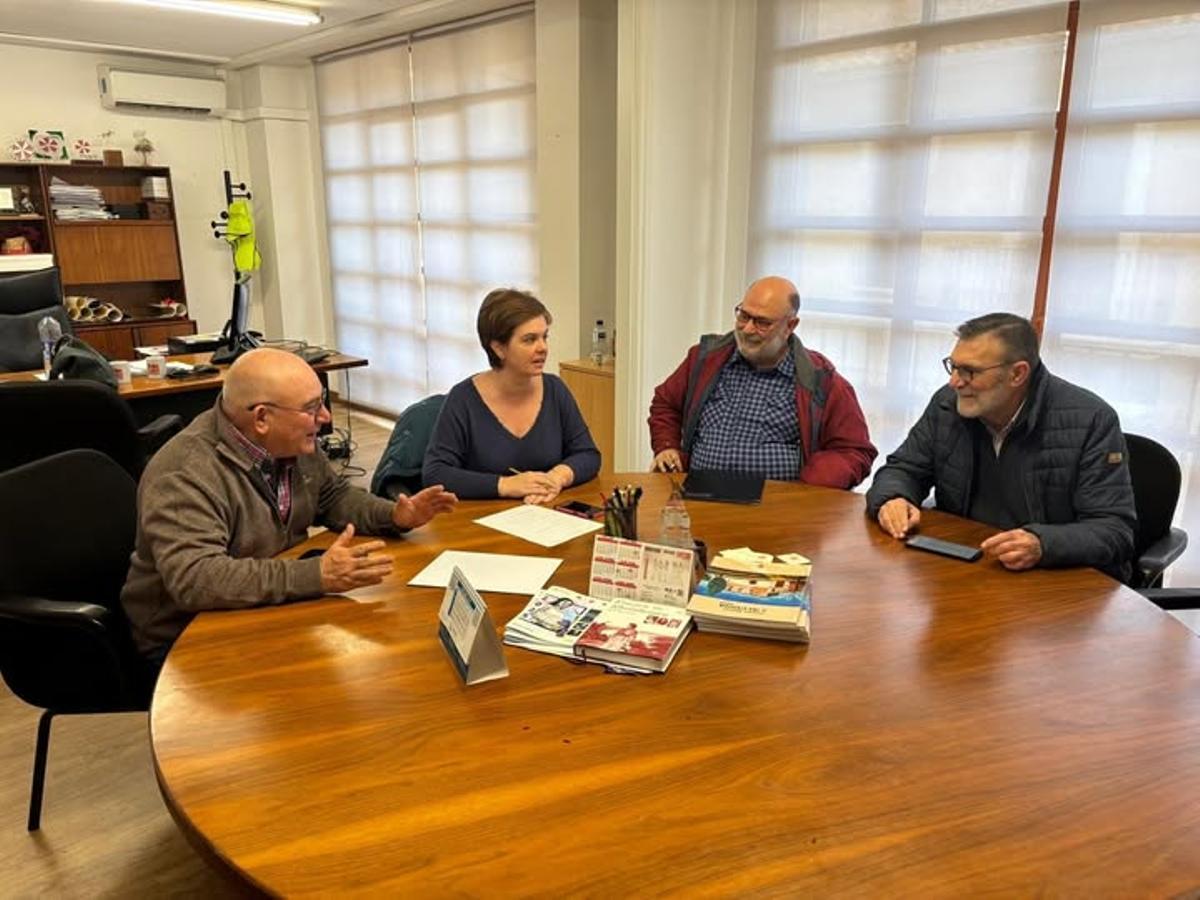 Un momento de la reunión del Cecopal celebrada en l'Alcúdia el sábado.