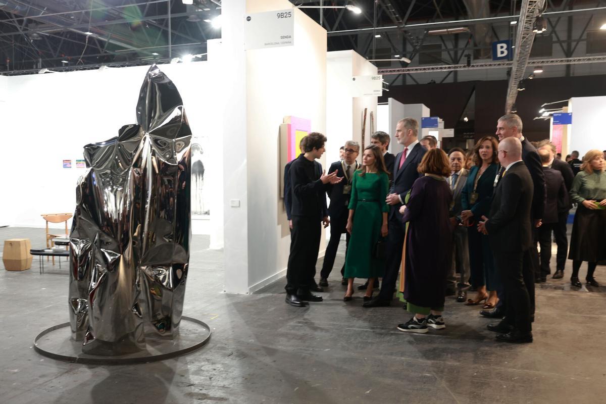La Reina Letizia y el Rey Felipe VI durante la 45ª Feria Internacional de Arte Contemporáneo-ARCOmadrid, a 05 de marzo de 2026, en Madrid